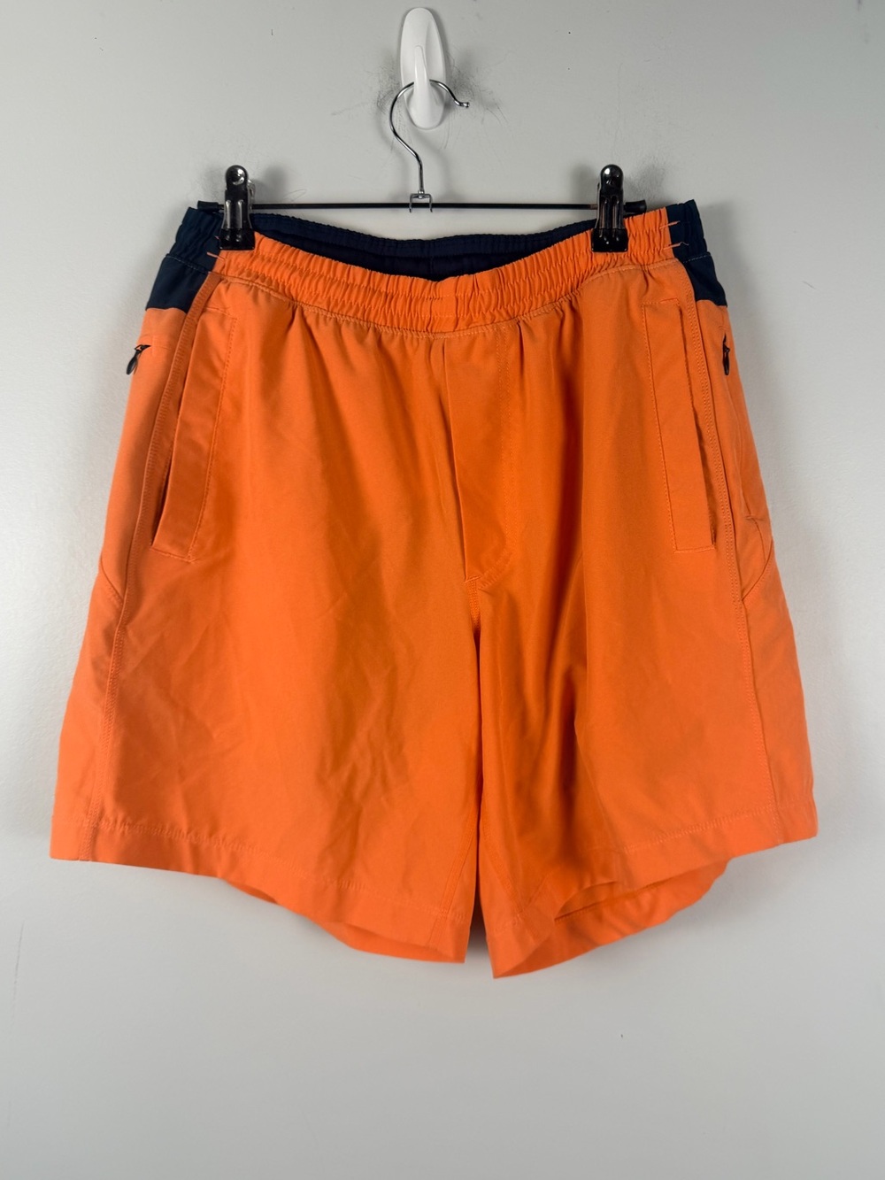 Birddogs orange and navy men’s classic shorts size large